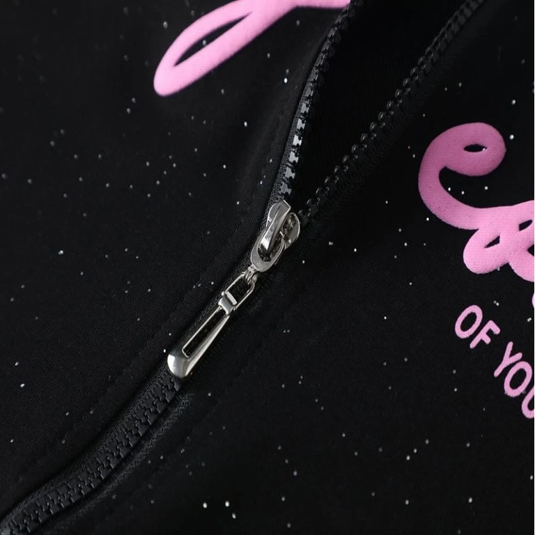 Dívčí mikina na zip Kugo SM3551 tmavě modrá